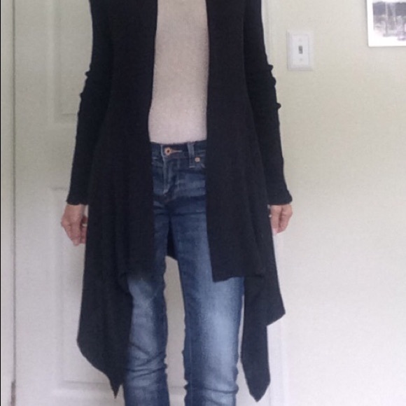 Navy open sweater - Picture 7 of 7